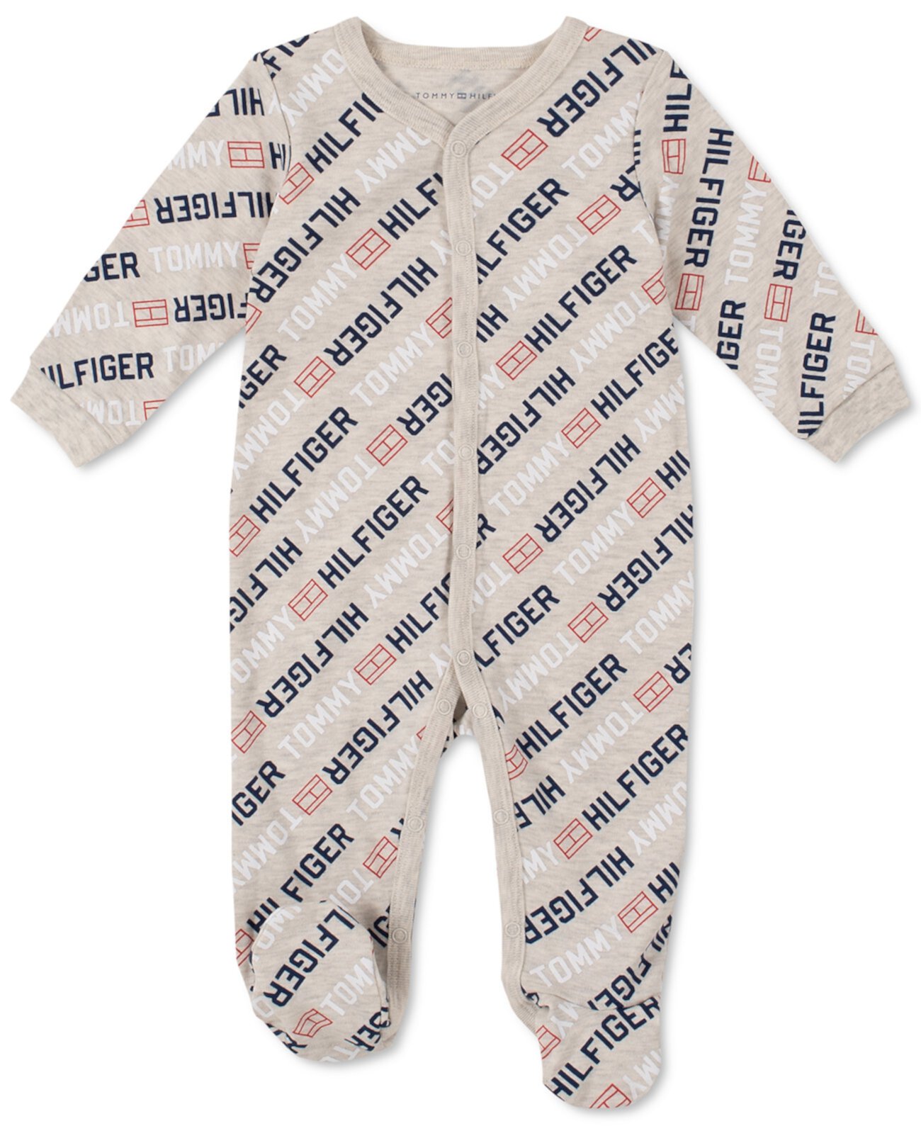 Фирменный комбинезон с длинными рукавами и логотипом для мальчиков Baby Boys Tommy Hilfiger