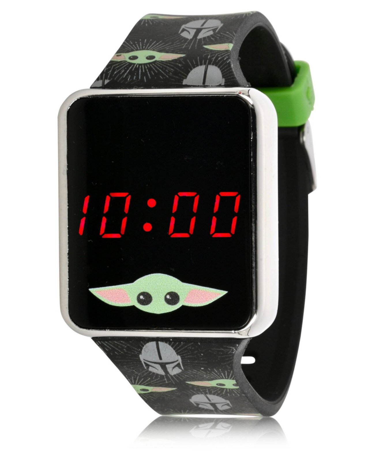 Наручные часы Baby Yoda с сенсорным экраном и черным силиконовым ремешком из звездных войн со светодиодной подсветкой, 36 мм x 33 мм ACCUTIME