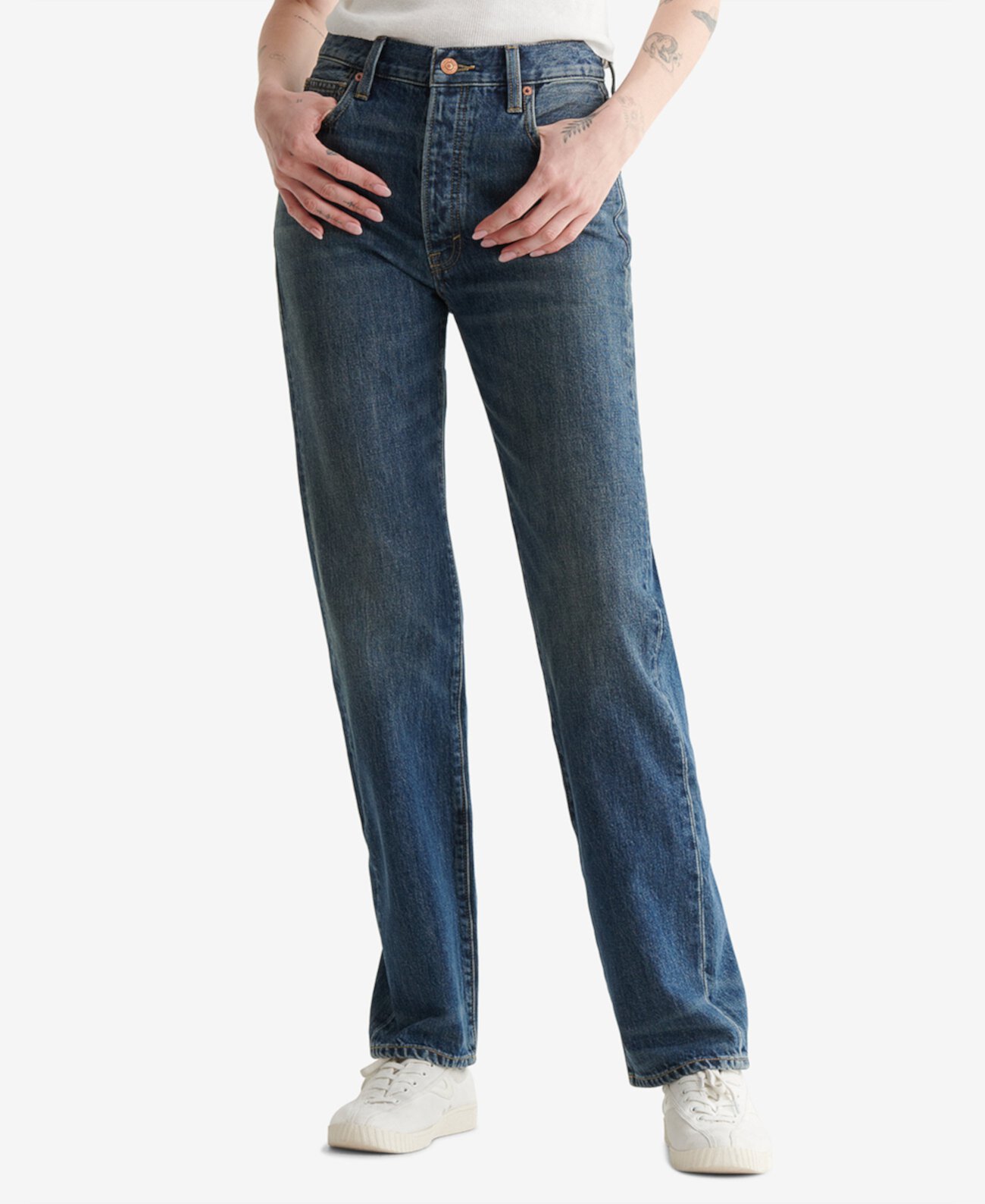 Женские джинсы 90-х с высокой посадкой Lucky Brand