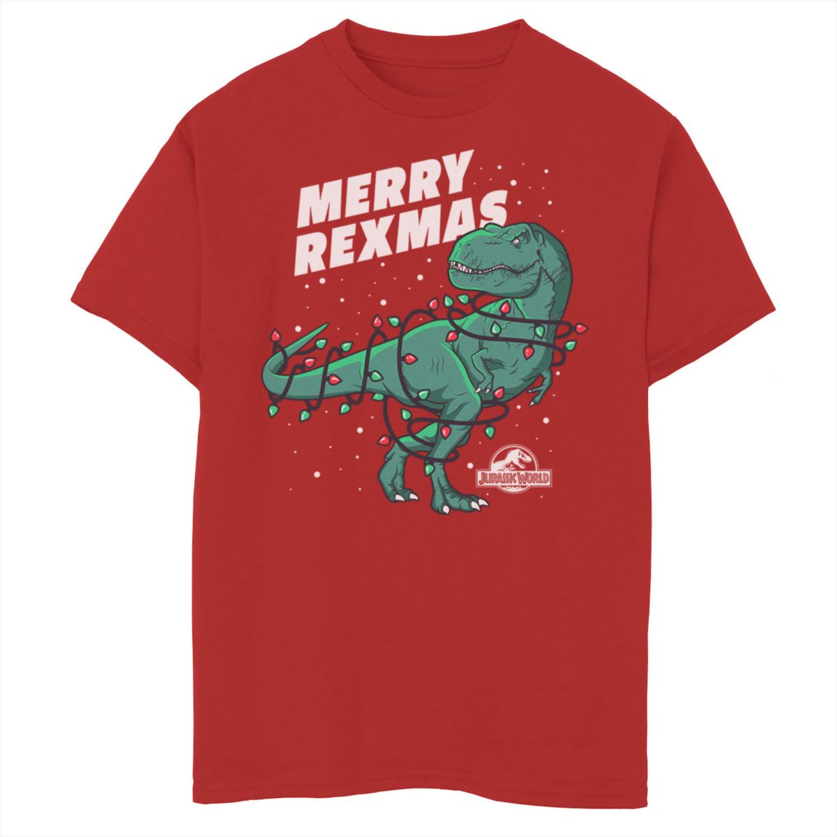 Джерси Jurassic World Для мальчиков Merry Rexmas Christmas Graphic Jurassic World