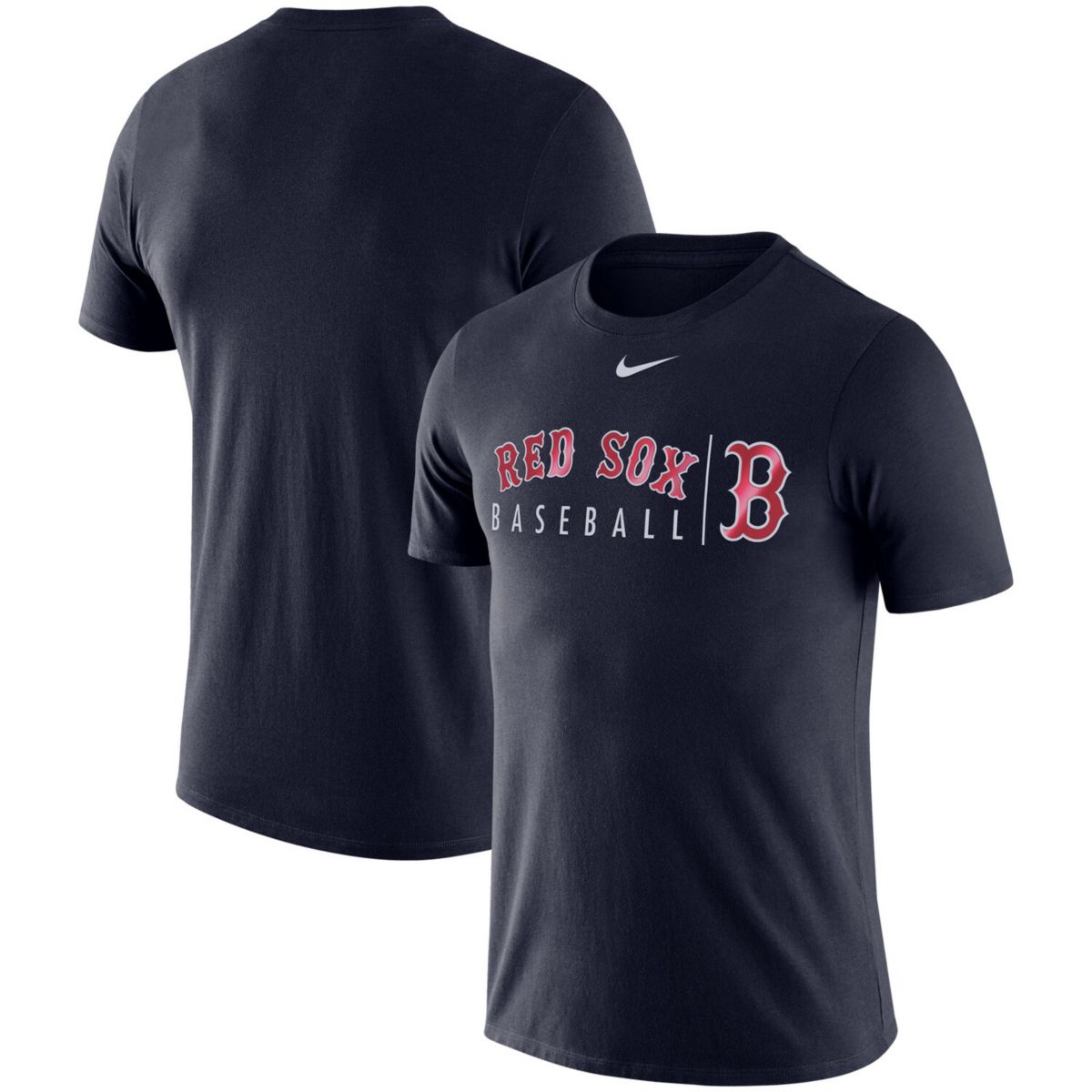 Купить Футболки Мужская футболка Nike Navy Boston Red Sox MLB Practice ...