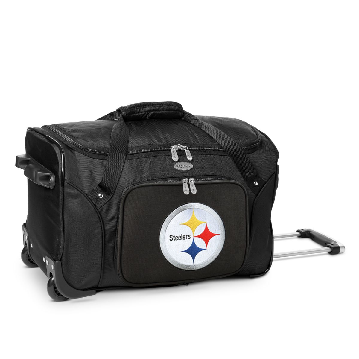 Дорожная сумка Denco Pittsburgh Steelers 22 дюйма на колесах Denco