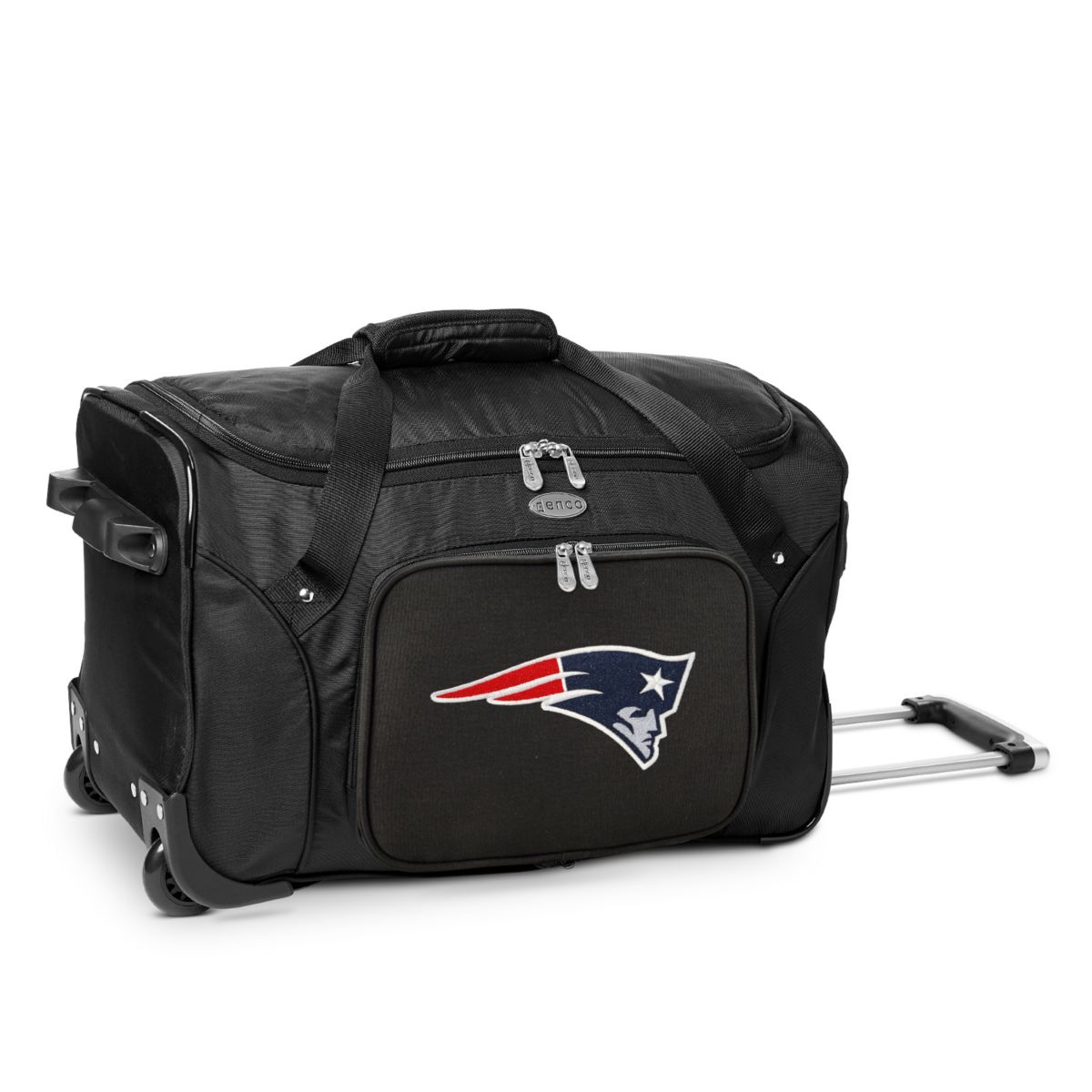 Спортивная сумка Denco New England Patriots на колесиках диаметром 22 дюйма Denco