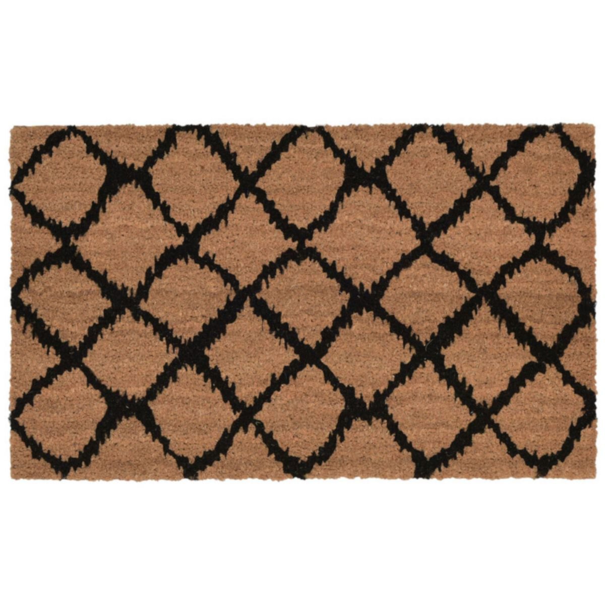 Liora Manne Natura Ikat Решетчатый коврик из кокосового волокна для дома и улицы — 18 x 30 дюймов Liora Manne