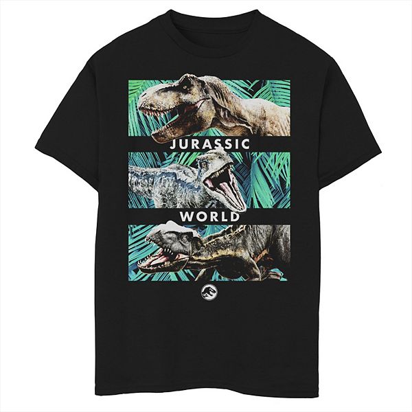 Джерси Jurassic World Для мальчиков: Fallen Kingdom Dino Tropical Panels Graphic Tee Jurassic World