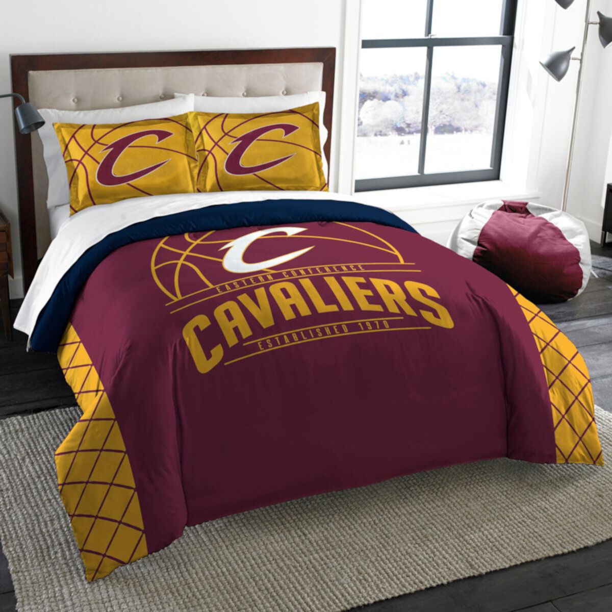 Cleveland Cavaliers Reverse Slam Full/Queen Comforter Set by The Northwest The Northwest