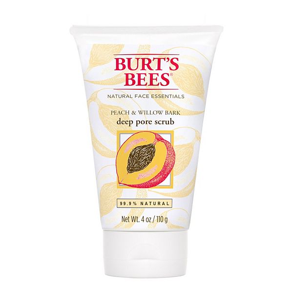 Burt's Bees Peach & Willow Bark Deep Pore Exfoliating Facial Scrub Отшелушивающий скраб для лица с персиком и корой ивы BURT'S BEES