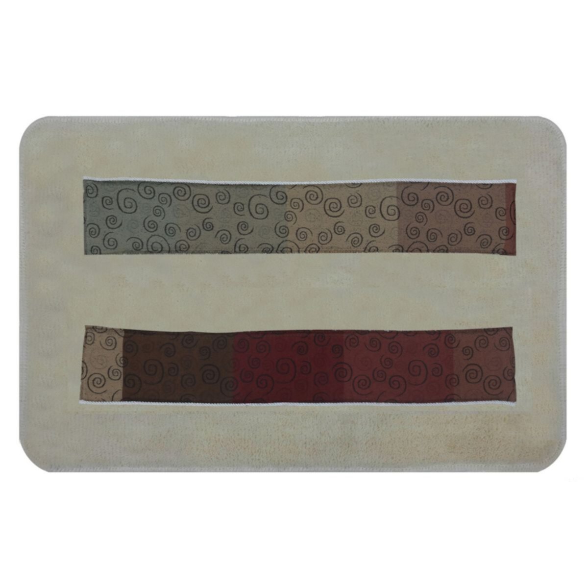 Miramar Banded Bath Rug Popular Bath