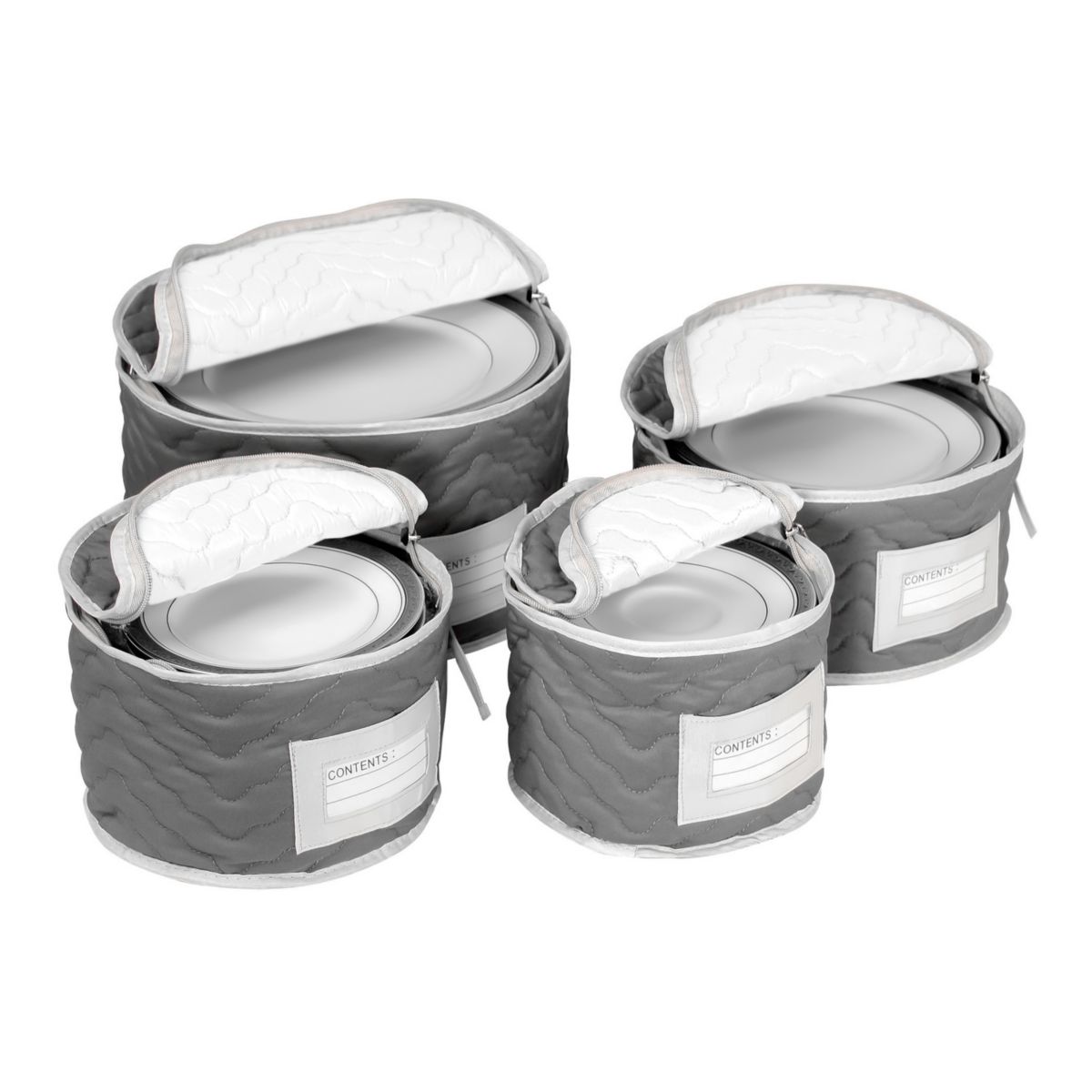 Richards Homewares 4-piece Deluxe Plate Storage Set RICHARDS HOMEWARES