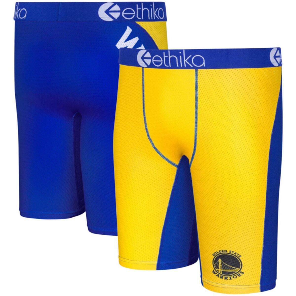 Мужские боксеры из микросетки Ethika for Fanatics Gold Golden State Warriors Unbranded