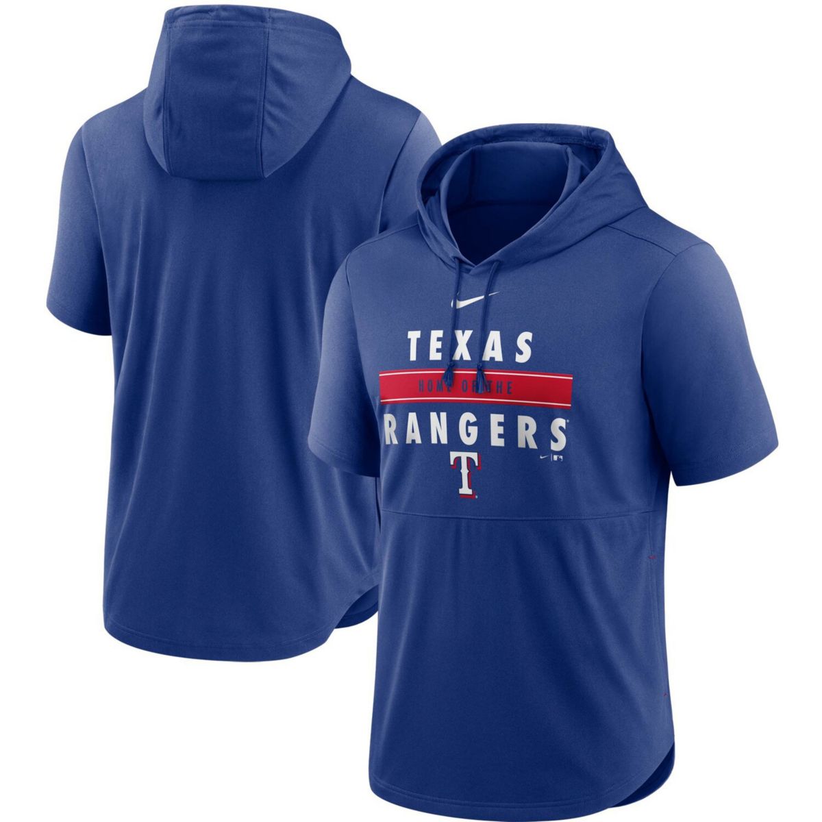 Мужская худи с короткими рукавами Nike Royal Texas Rangers Home Team Nike