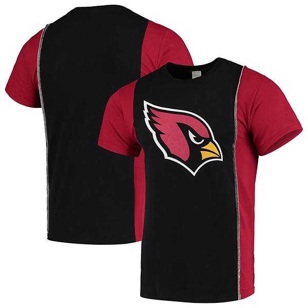 Футболка с коротким рукавом для мужчин Arizona Cardinals от Refried Apparel: переработанная черно-карминная Refried Apparel