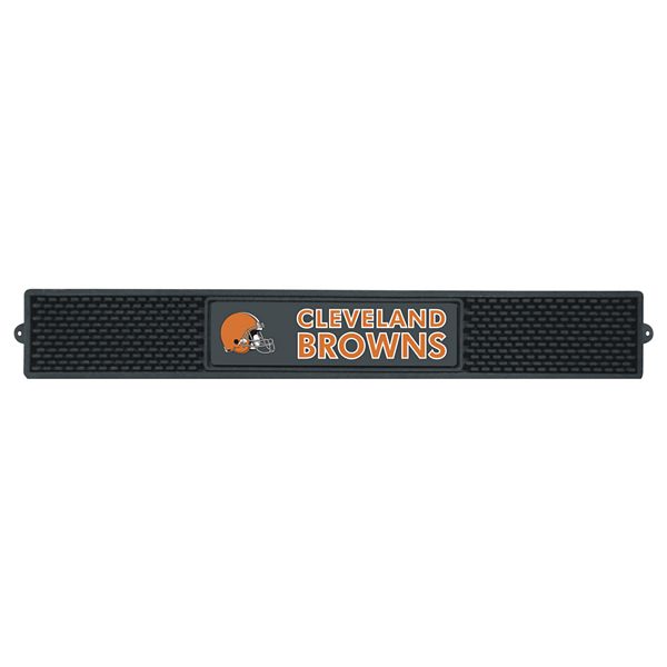 Коврик для напитков Cleveland Browns, резиновый противоскользящий, размер 8,3 см x 61 см Fanmats