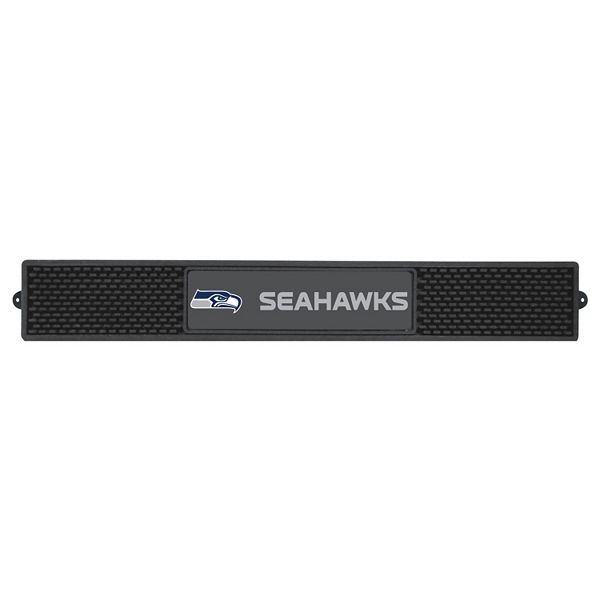 Чёрная подставка для напитков с логотипом Seattle Seahawks, 61 см х 8 см Fanmats