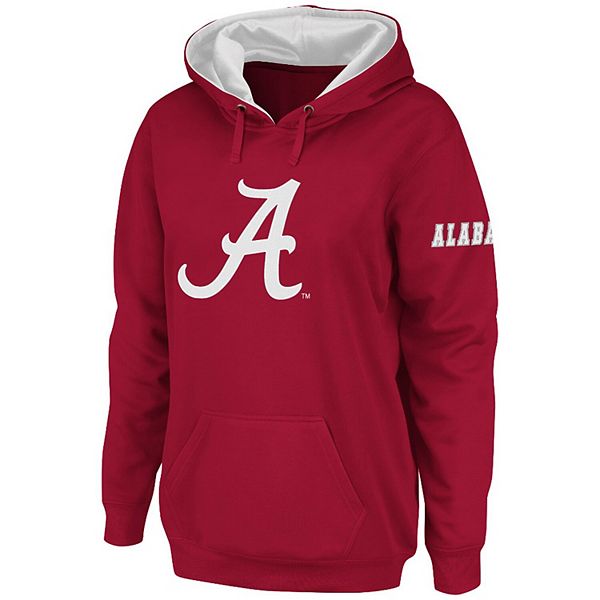 Женское худи с капюшоном Stadium Athletic с большим логотипом Alabama Crimson Tide, 70% хлопок, 30% полиэстер Stadium Athletic