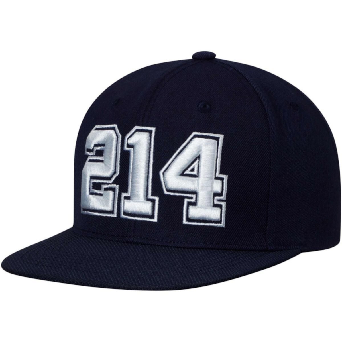 Мужская темно-синяя регулируемая шляпа Dallas Cowboys 214 из джерси с номерами Snapback Unbranded