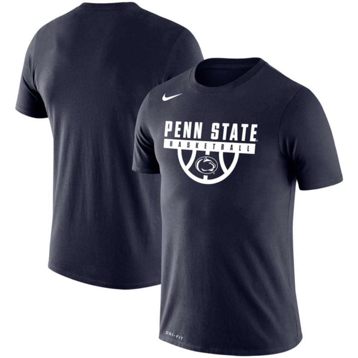 Мужская баскетбольная футболка Nike Navy Penn State Nittany Lions Basketball Drop Legend Performance Nike