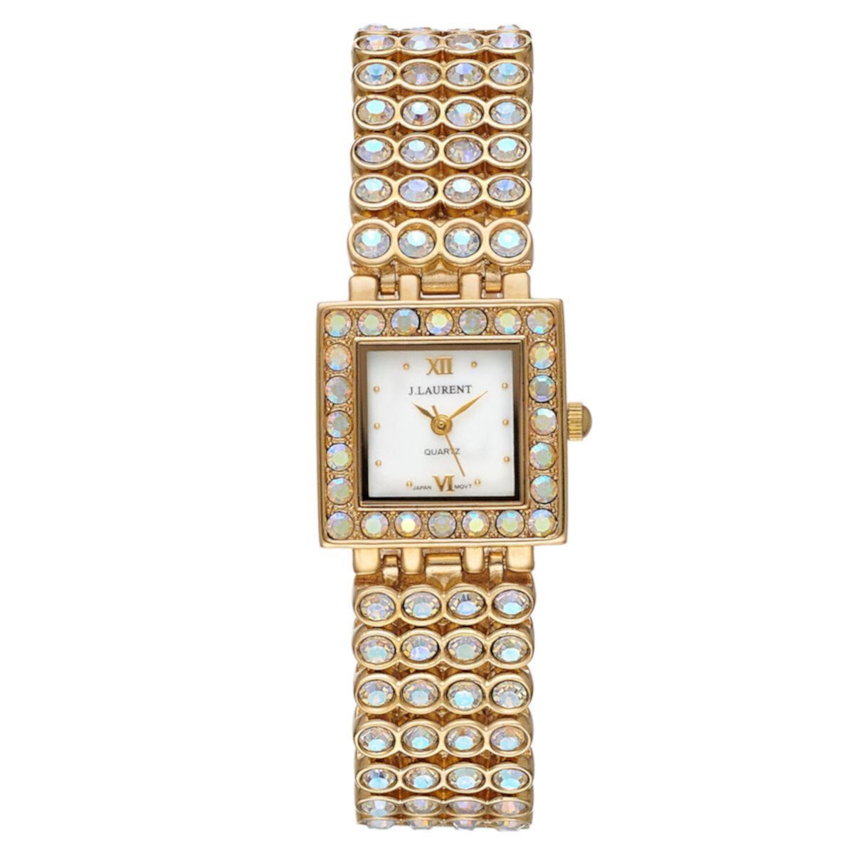 Женские часы Jacques Laurent с акцентом на кристаллы Jacques Laurent