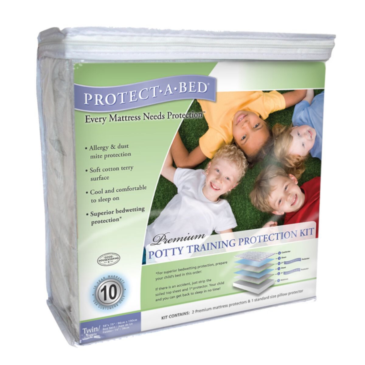 Protect-A-Bed Potty Training Protection Kit - Twin Protect-A-Bed
