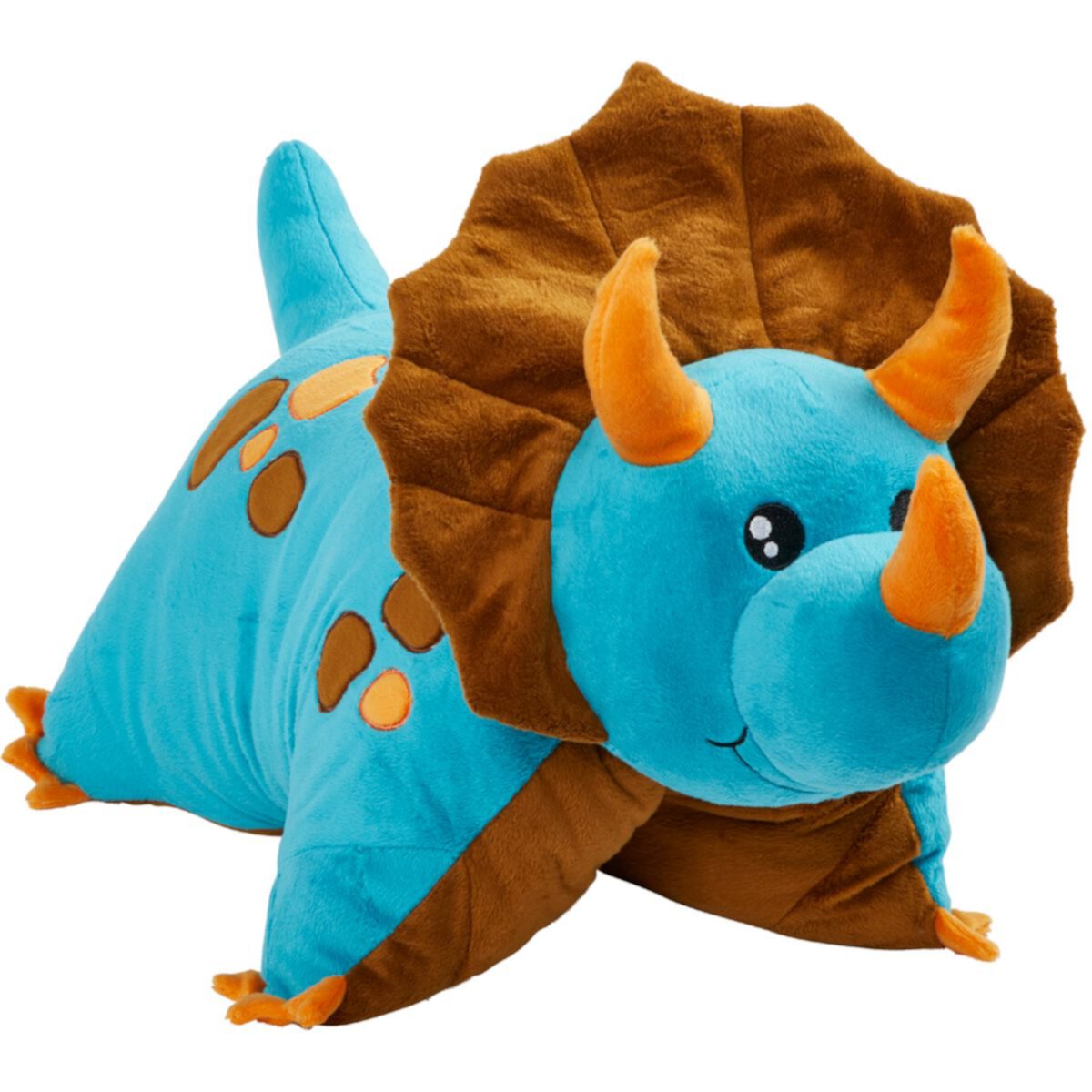 Подушка Домашние животные Синий Динозавр Мягкая плюшевая игрушка Pillow Pets