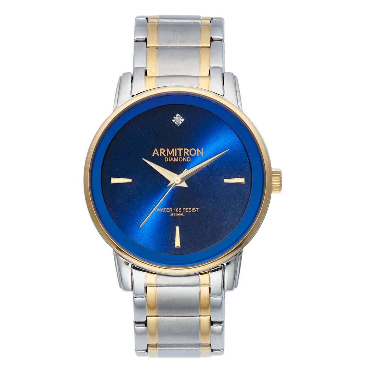 Двухцветные мужские наручные часы Armitron с бриллиантовым акцентом - 20-5263NVTT Armitron