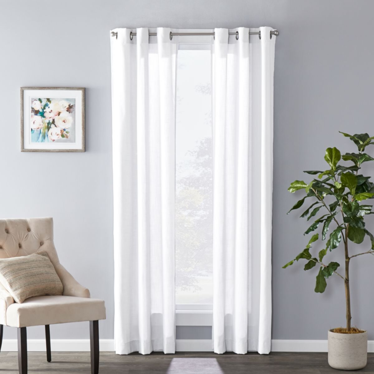 Saturday Knight, Ltd. 1-panel SunSafe Raine Window Curtain Saturday Knight