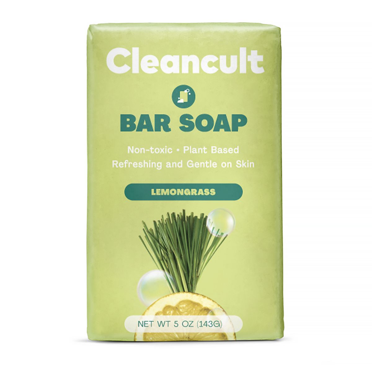 Cleancult Кусковое мыло с ароматом лемонграсса Cleancult