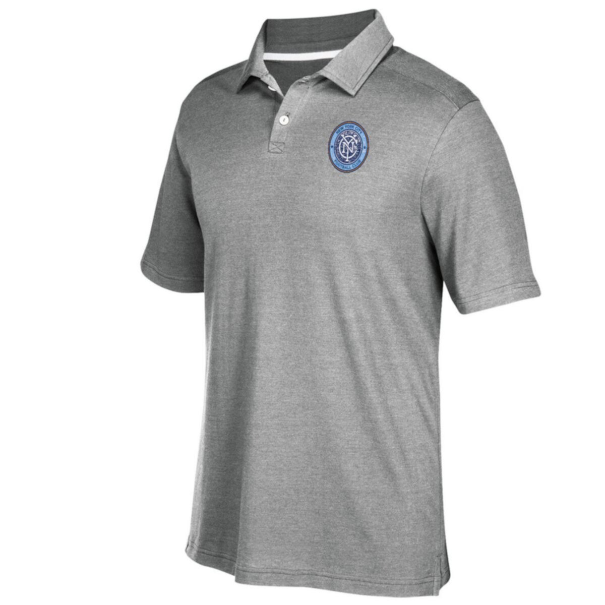 Мужская футболка-поло adidas Grey New York City FC Team Logo Adidas