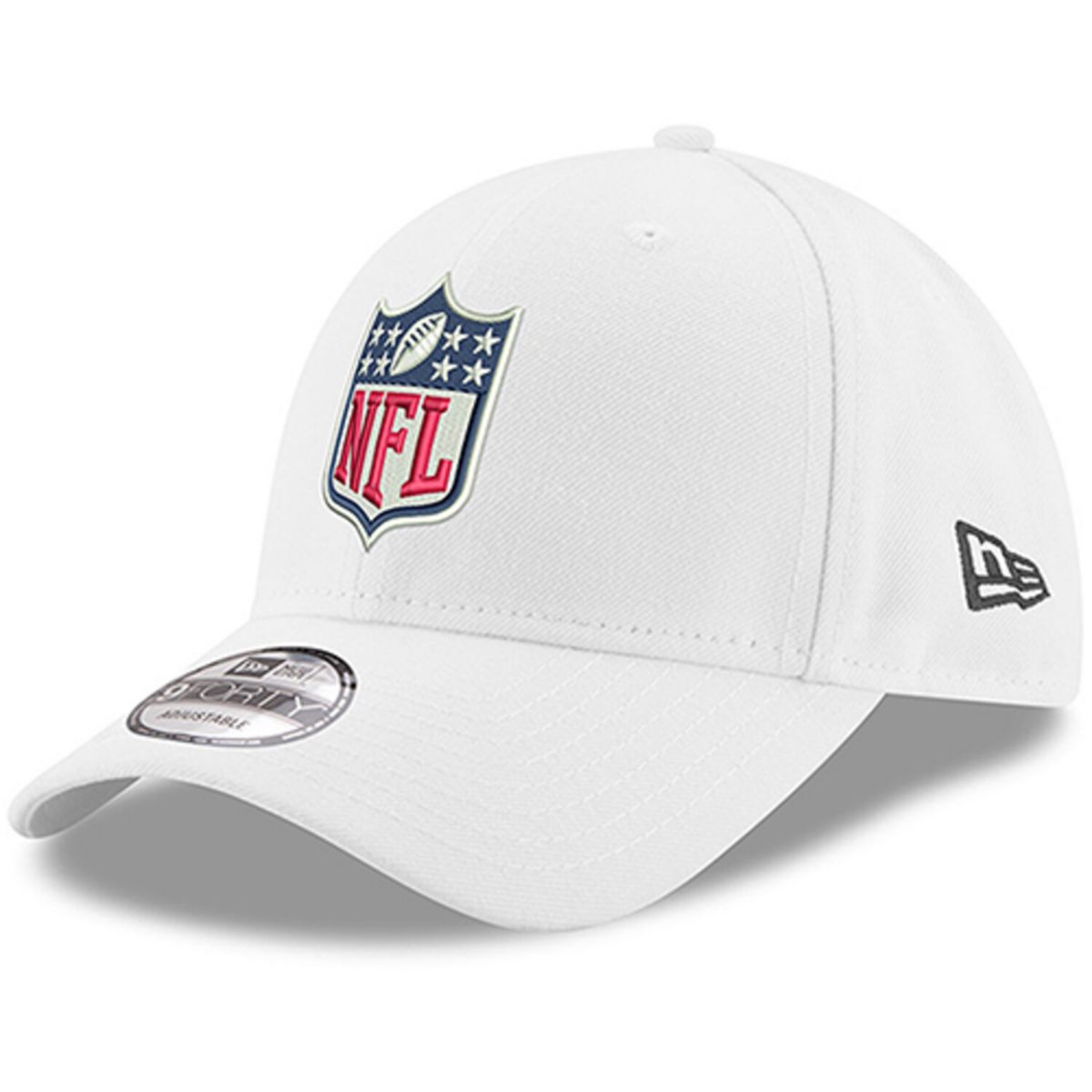 Купить Шапки бини Men's New Era White NFL Shield Logo 9FORTY Adjustable