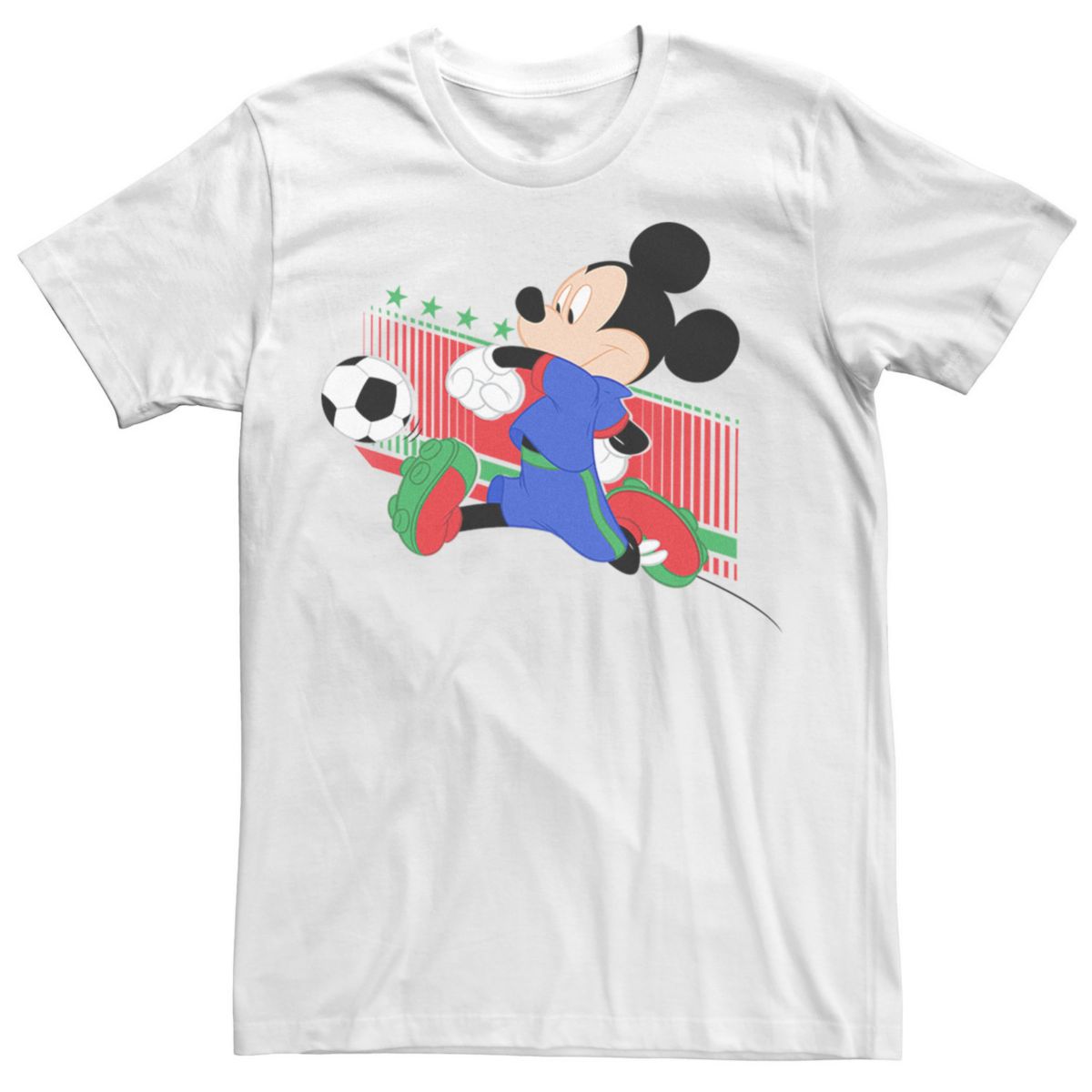 Мужская футболка с портретной формой Disney Mickey Mouse Italy Disney