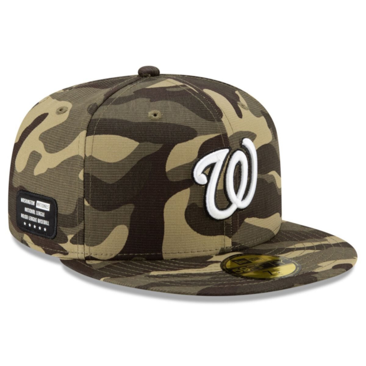 Мужская бейсболка New Era Camo Washington Nationals 2021, день вооруженных сил 59FIFTY New Era