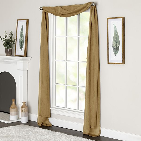 Занавеска для окна Preston 121x549 см, прозрачный вуаль, карман 3,8 см Miller Curtains