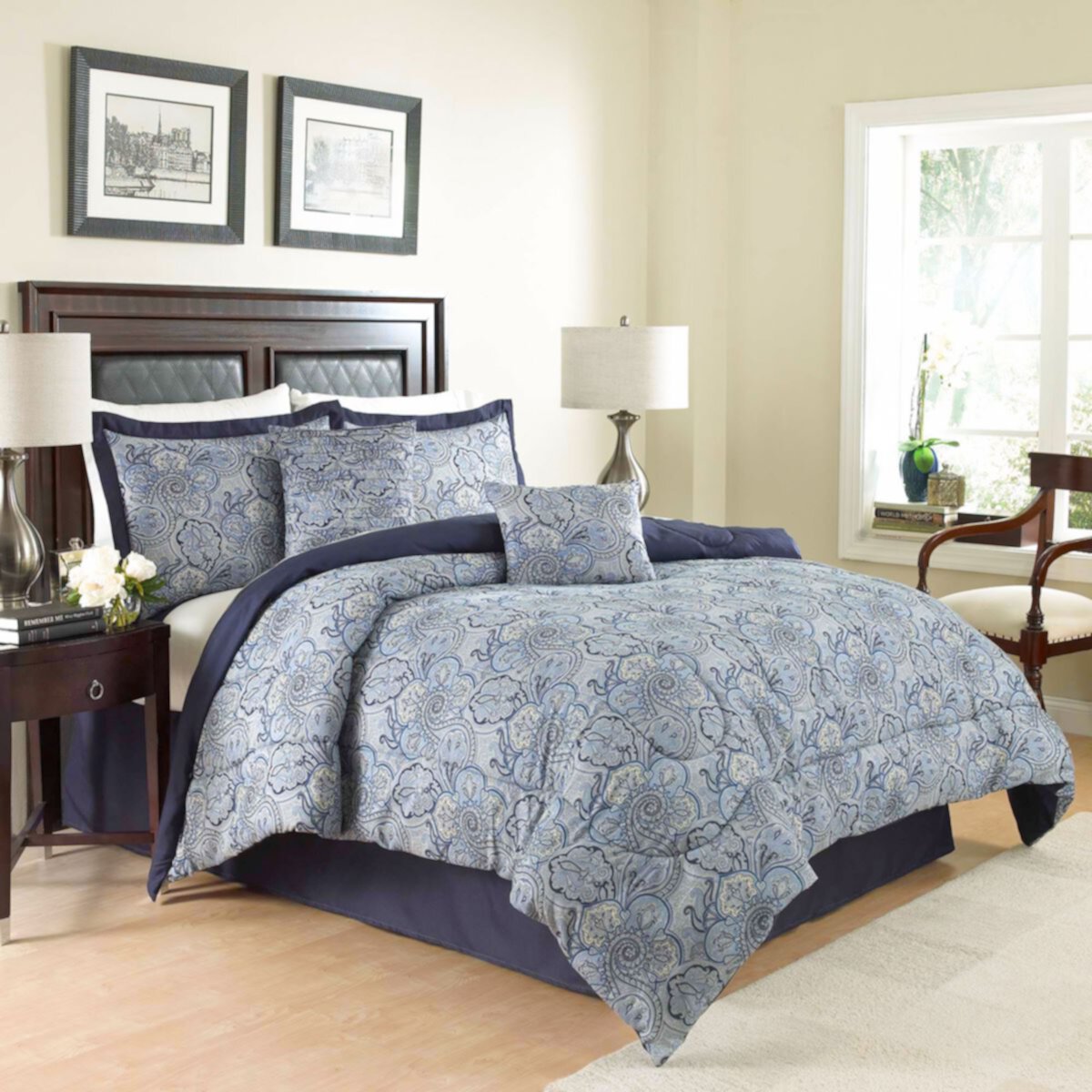 Waverly 4-piece Paddock Shawl Comforter Set Waverly