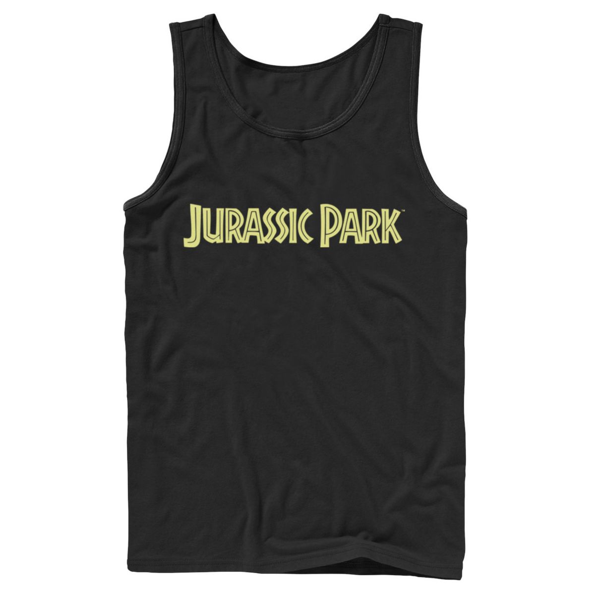 Мужская Футболка Jurassic Park Classic Simple Text Tank Top Jurassic Park