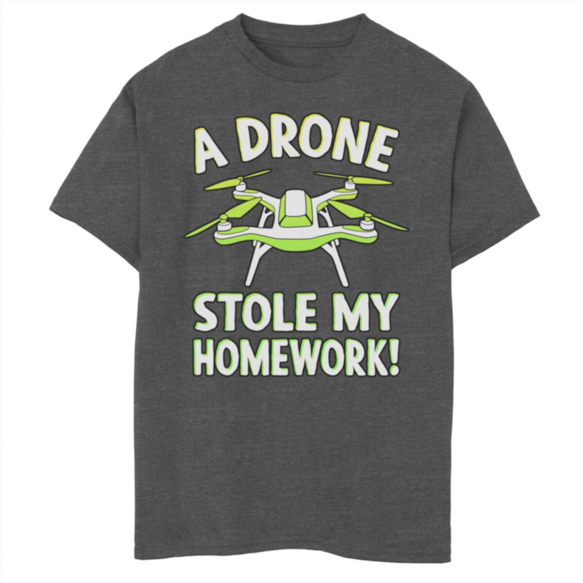 Футболка Boys 8-20 Drone Stole My Homework с рисунком Unbranded