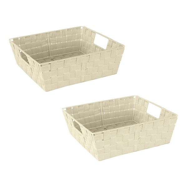 Simplify 2-Pack Storage Shelf Tote Simplify