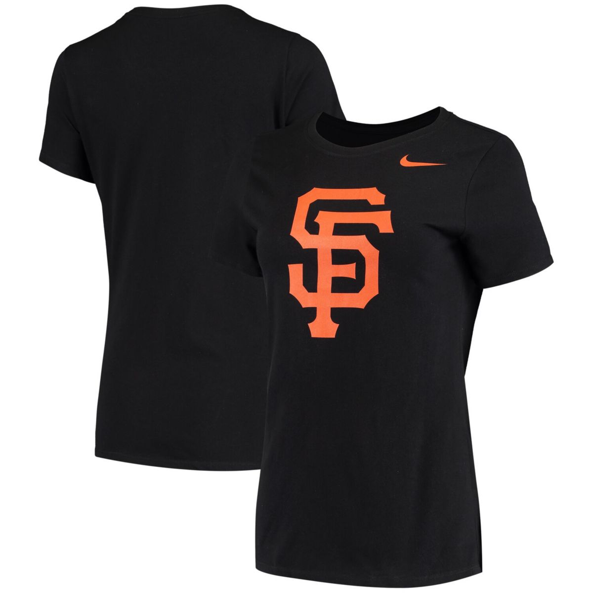 Women's Nike Black San Francisco Giants Performance Team Scoop Neck T-Shirt Nike