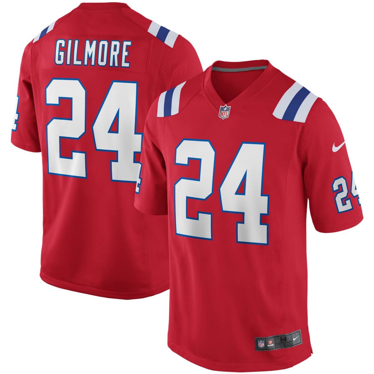 Заказать Футболки Мужское красное джерси Nike Stephon Gilmore Patriots ...