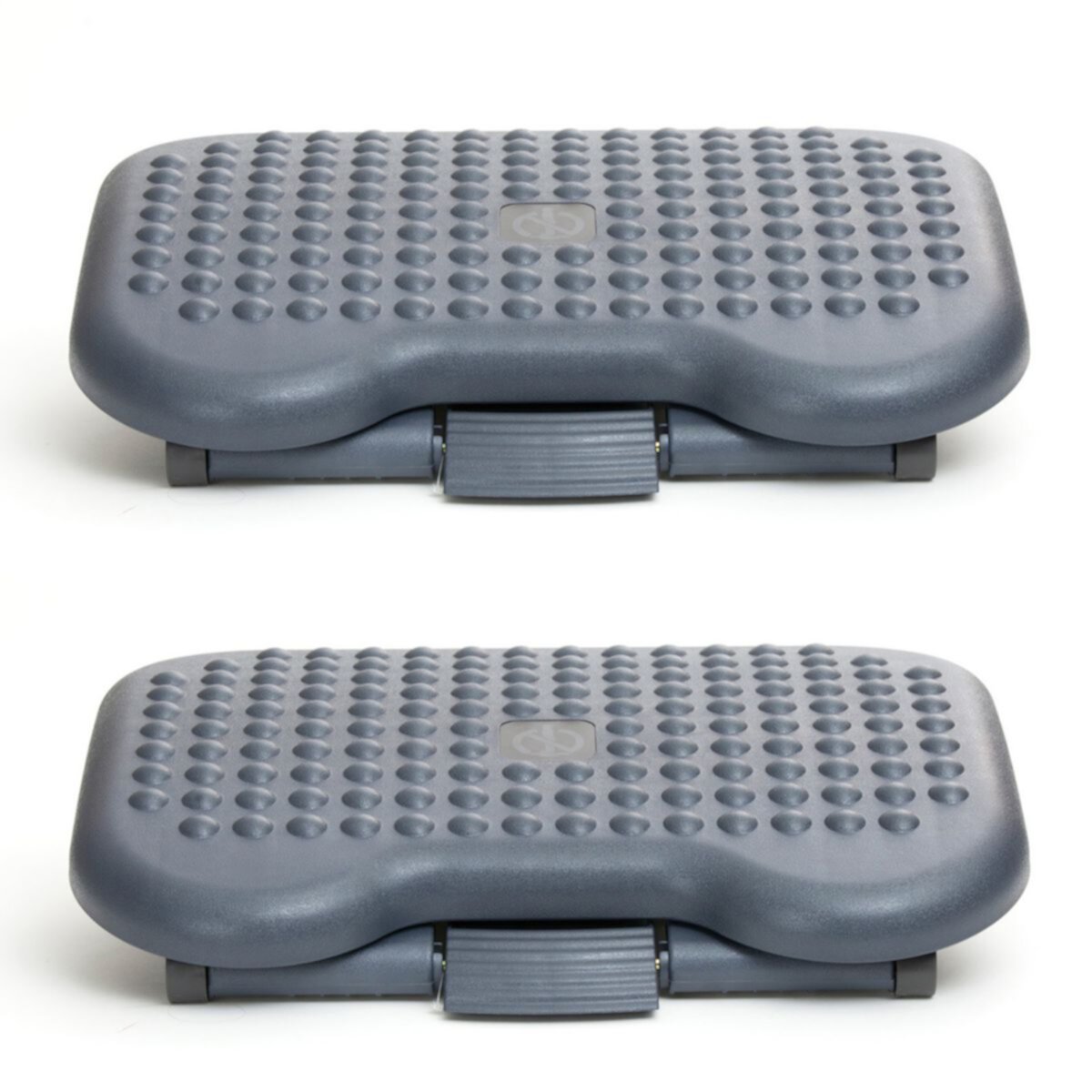 Mind Reader 2 Pack Adjustable Height Ergonomic Foot Rest Mind Reader