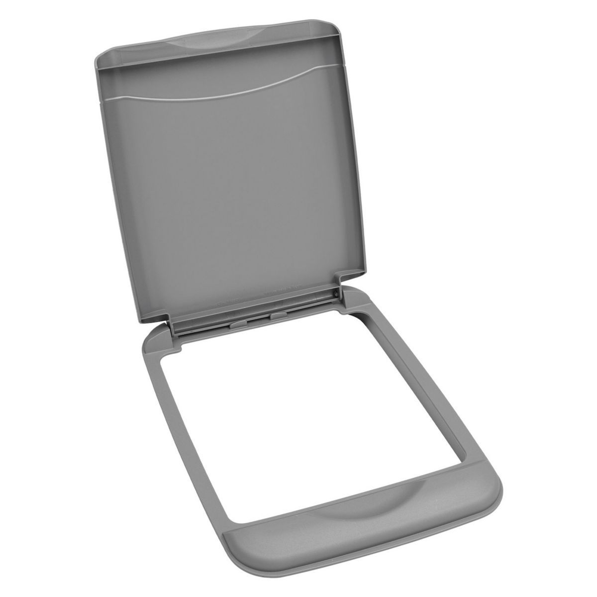 Rev-A-Shelf RV-35-LID-17-1 35 Quart Plastic Trash Can Replacement Lid, Silver Rev-A-Shelf