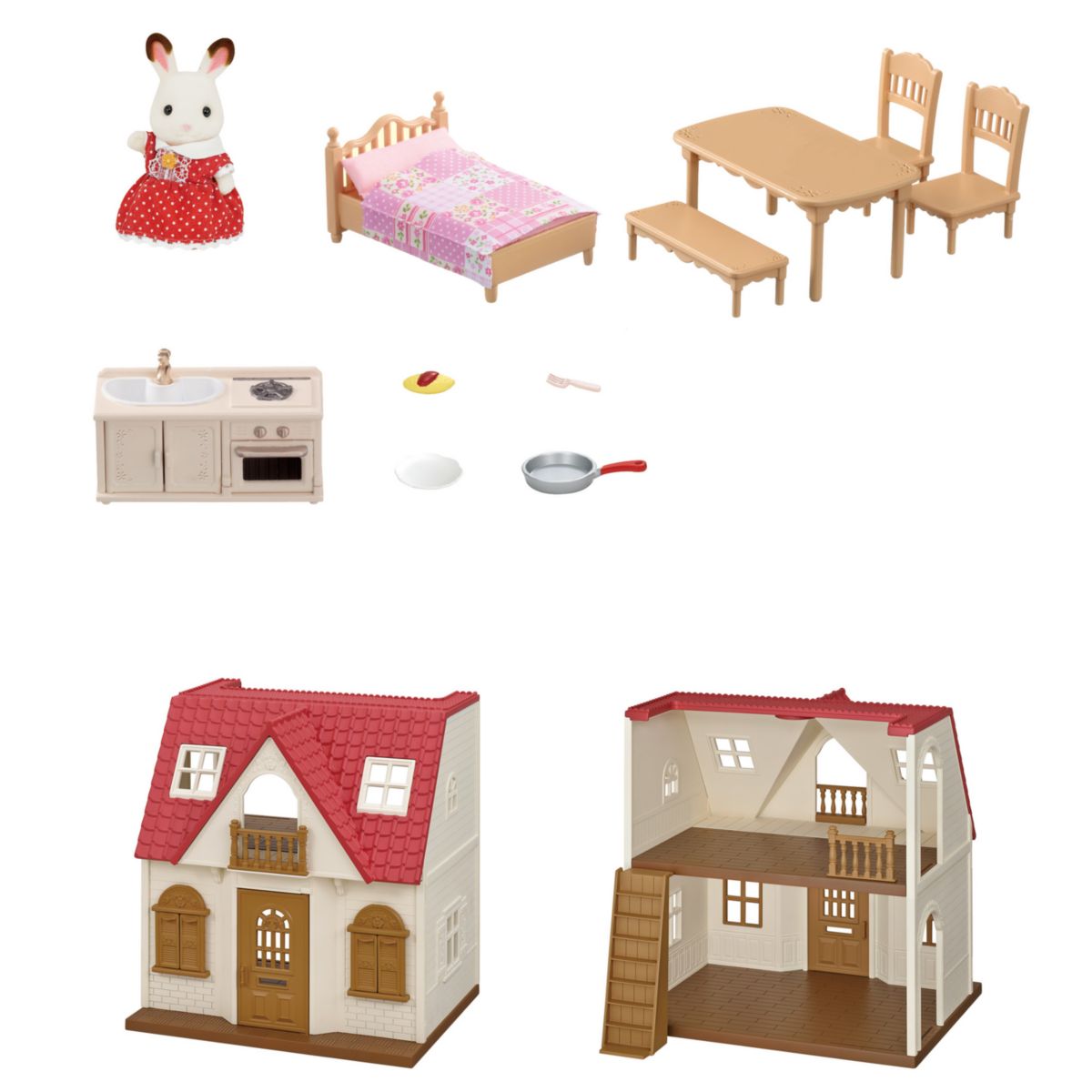 Sylvanian families кухня в коттедже