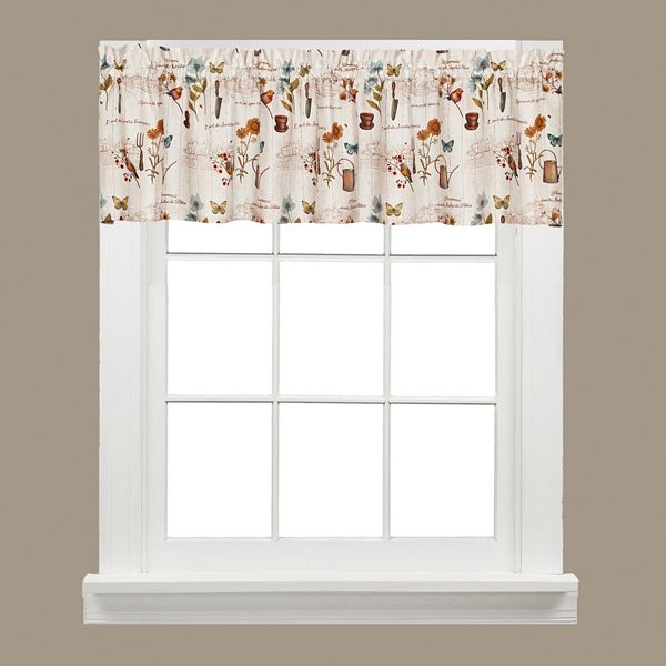 Субботний рыцарь, Ltd. Le Jardin Window Valance - 58 x 13 дюймов Saturday Knight