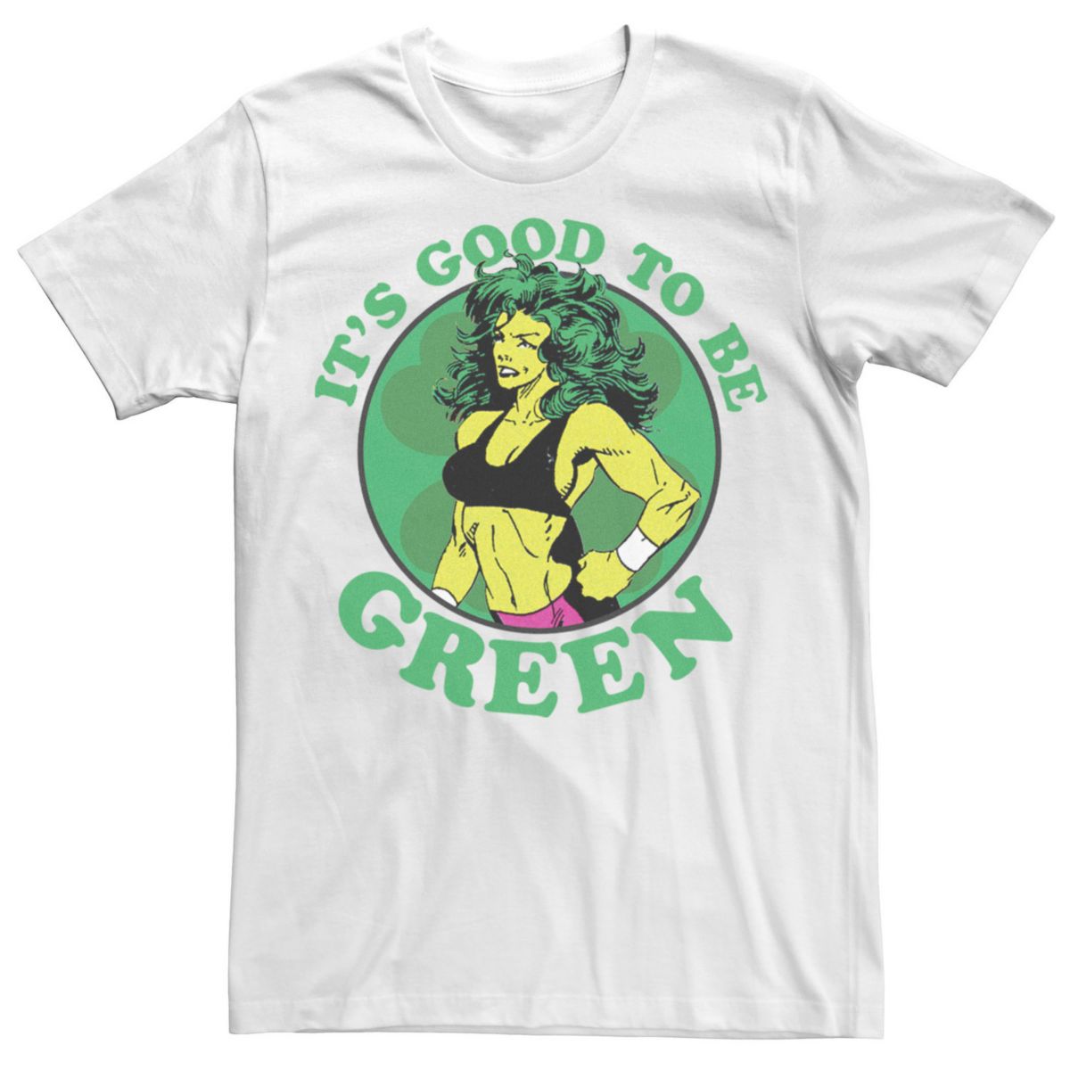 Мужская футболка Marvel St. Patrick's Day She-Hulk It's Good To Be Green Marvel