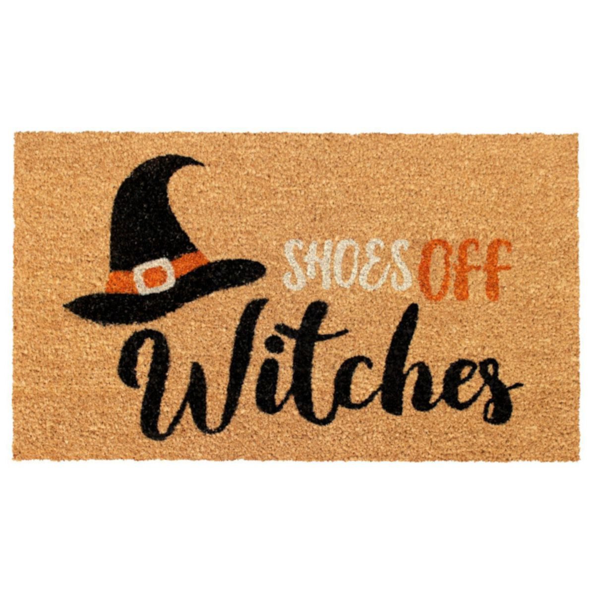 Коврик RugSmith Shoes Off Witches — 18 x 30 дюймов RugSmith