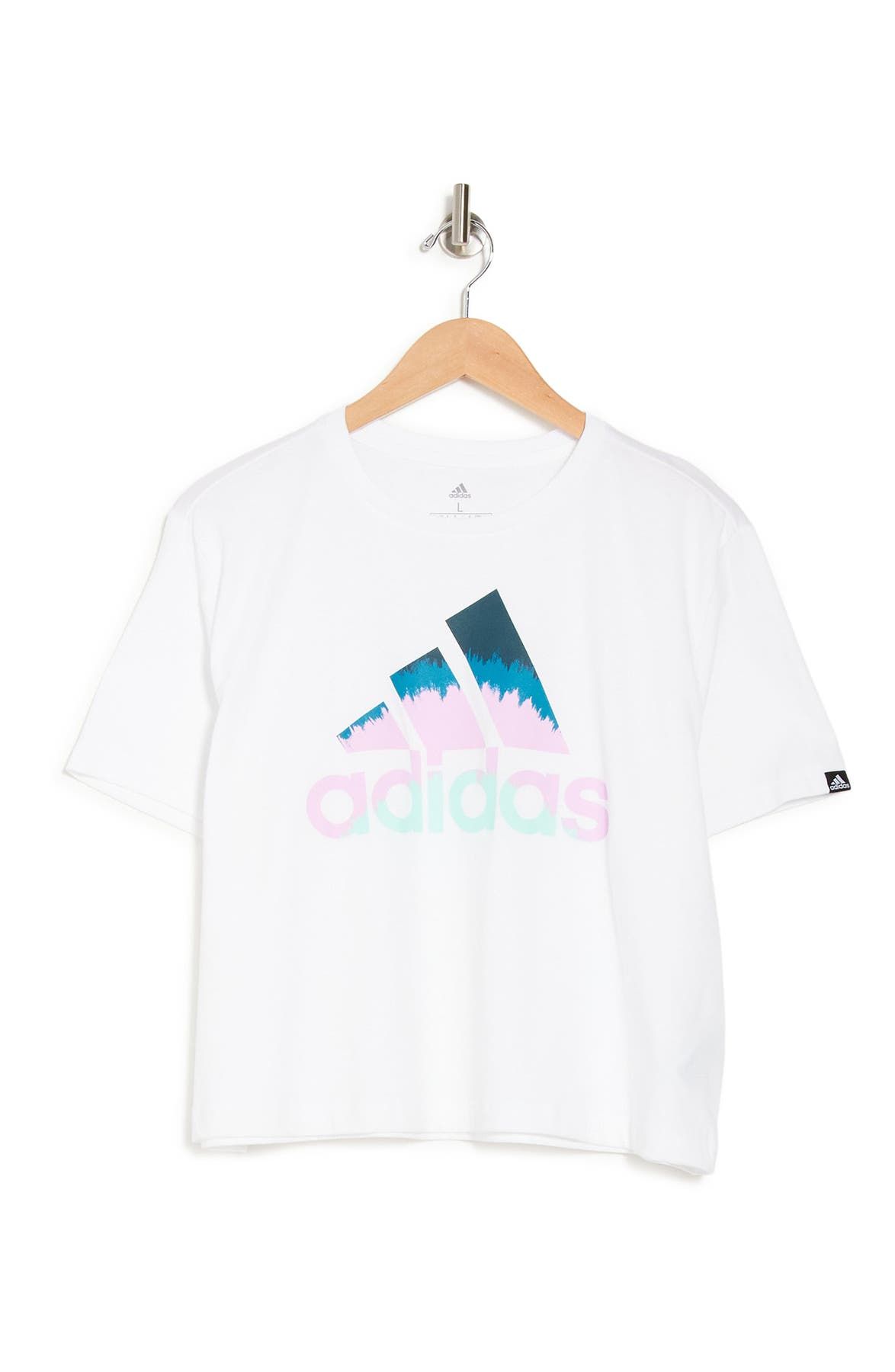 Укороченная футболка с логотипом Farm Tie-Dye Adidas