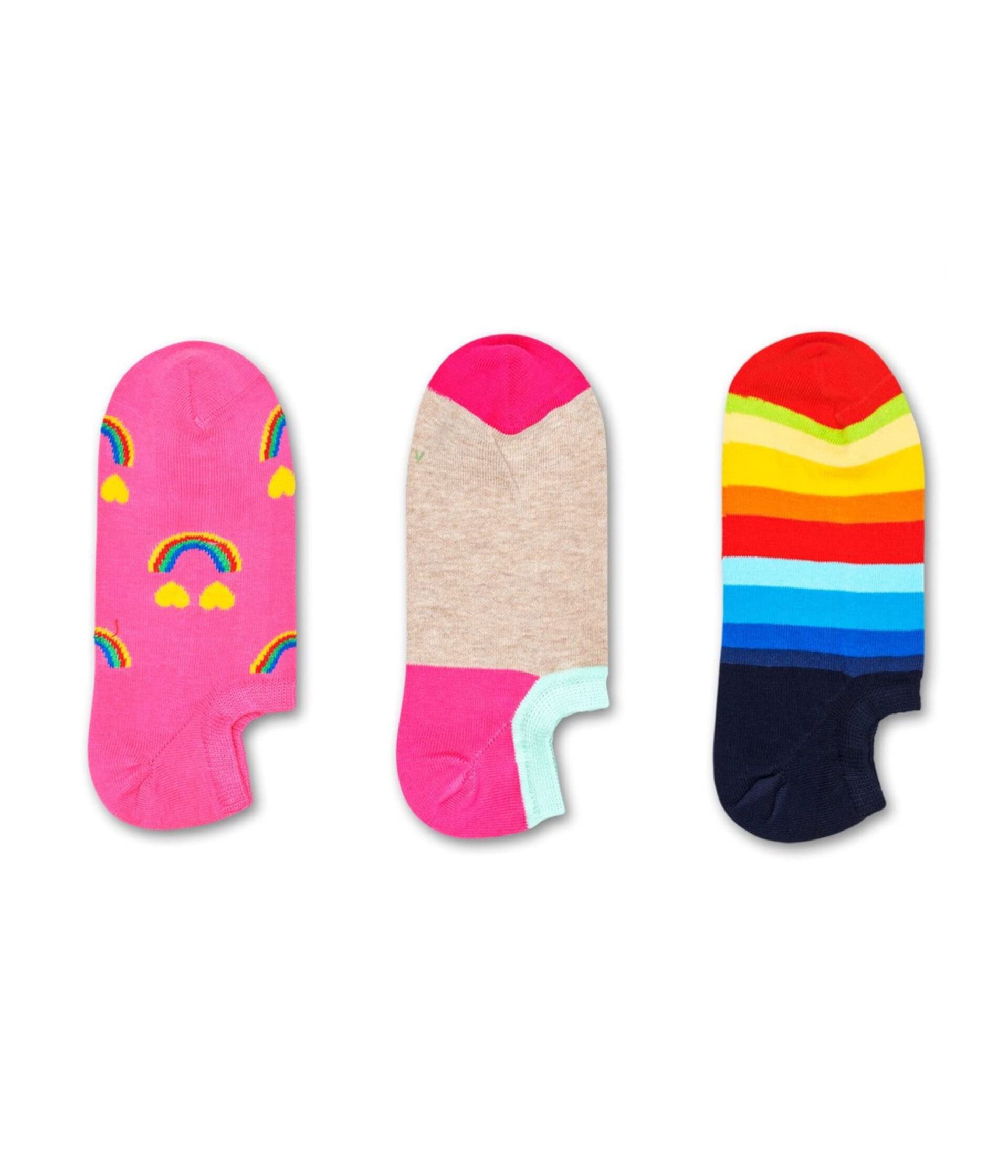 3 пары подкладок для кроссовок Happy Rainbow Happy Socks
