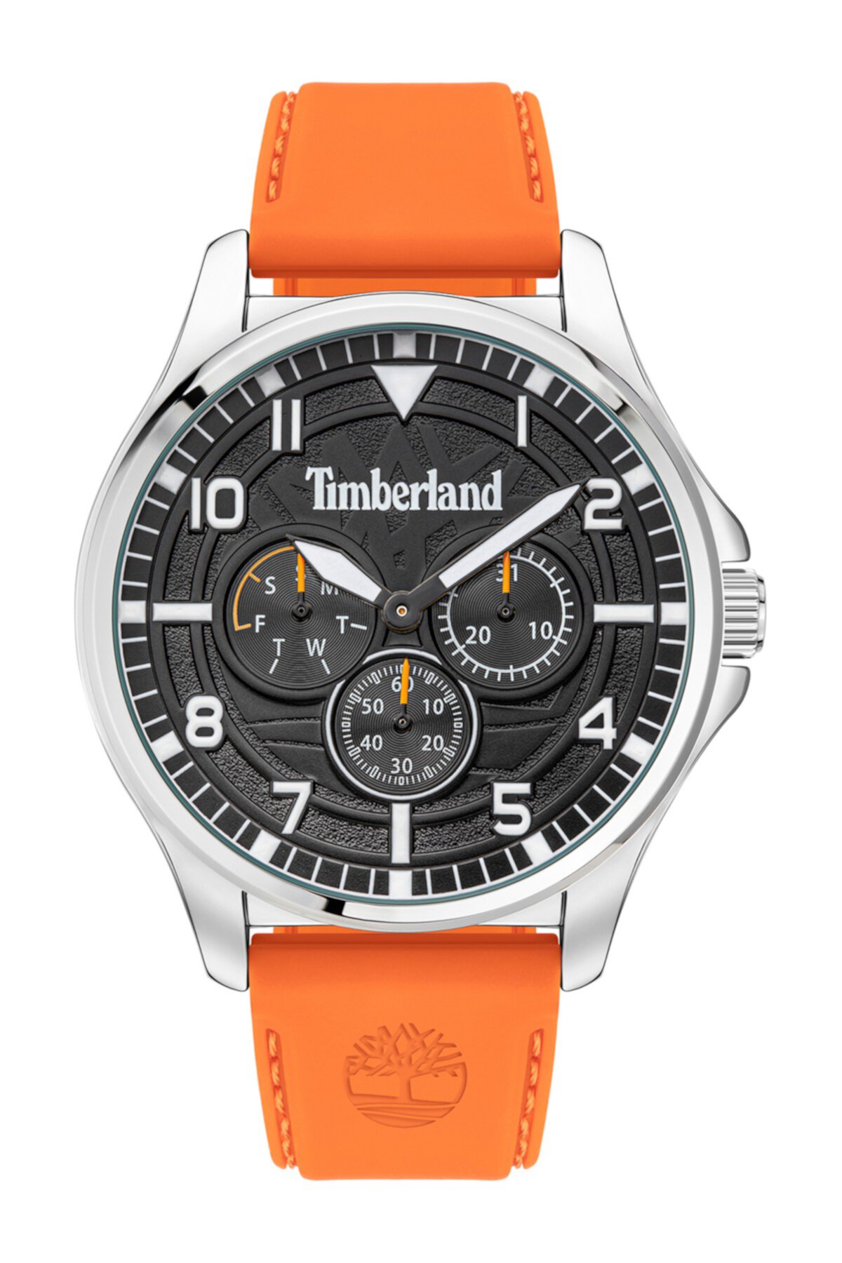 Men's Multifunction Silicone Strap Watch Timberland