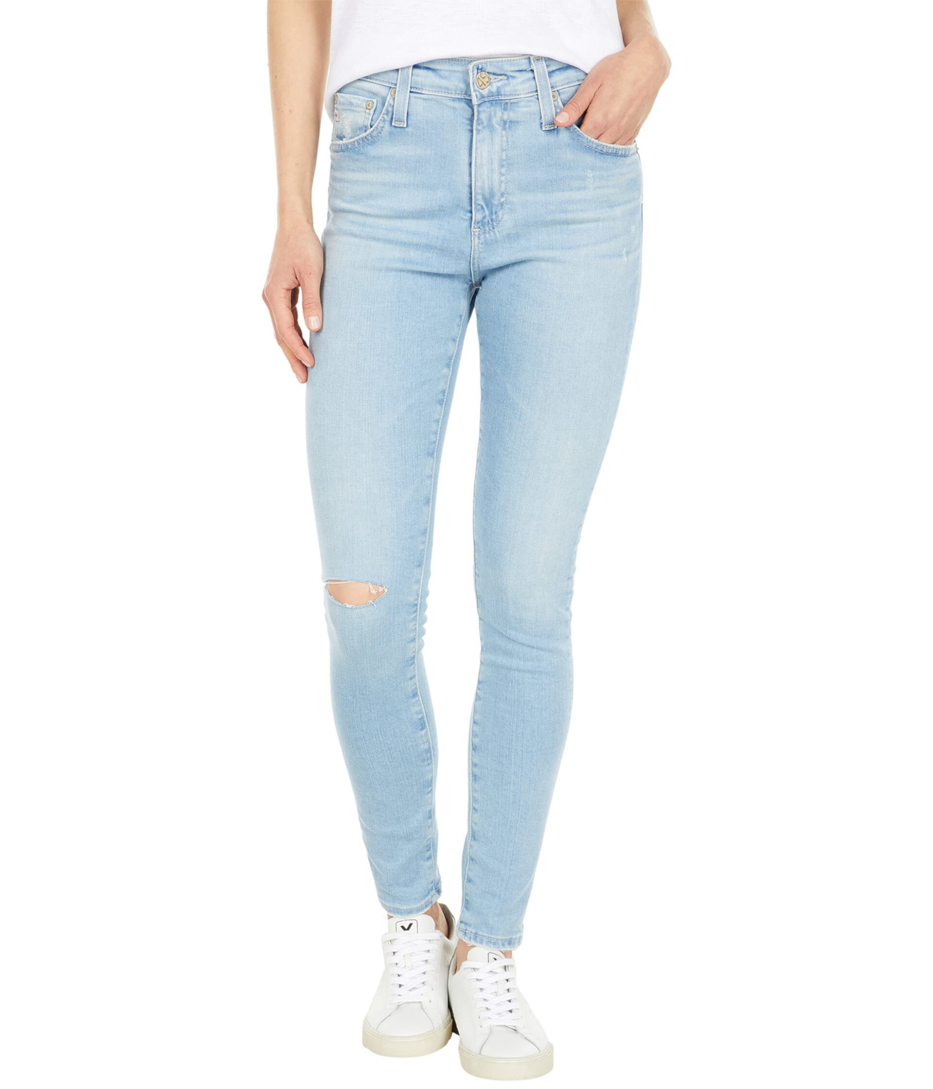 Farrah High-Rise Ankle Skinny in 27 Years Coexist AG Jeans