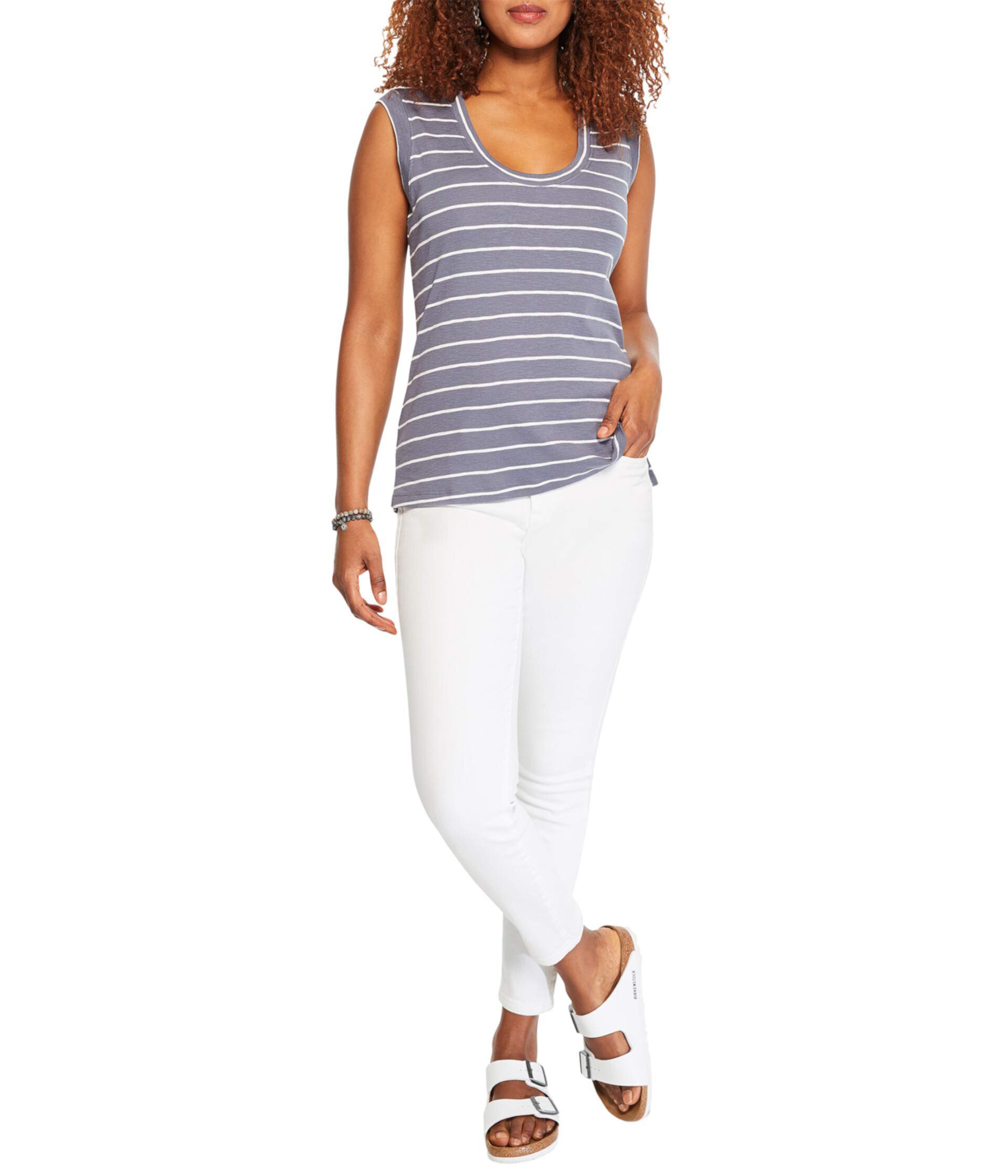 Petite Mashpee Stripe Tank Nic+Zoe