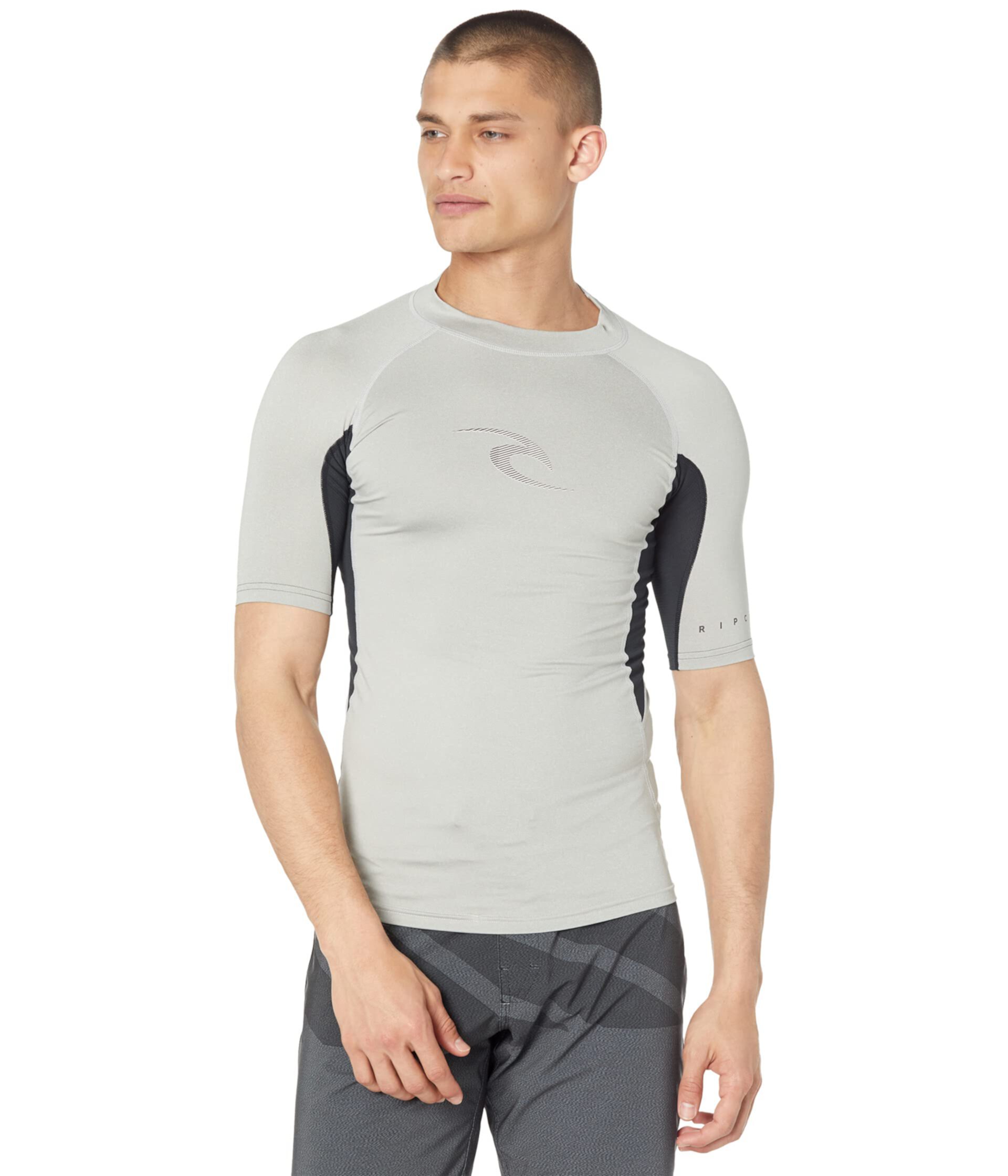 Waves Performance Short Sleeve UV Rashguard Rip Curl